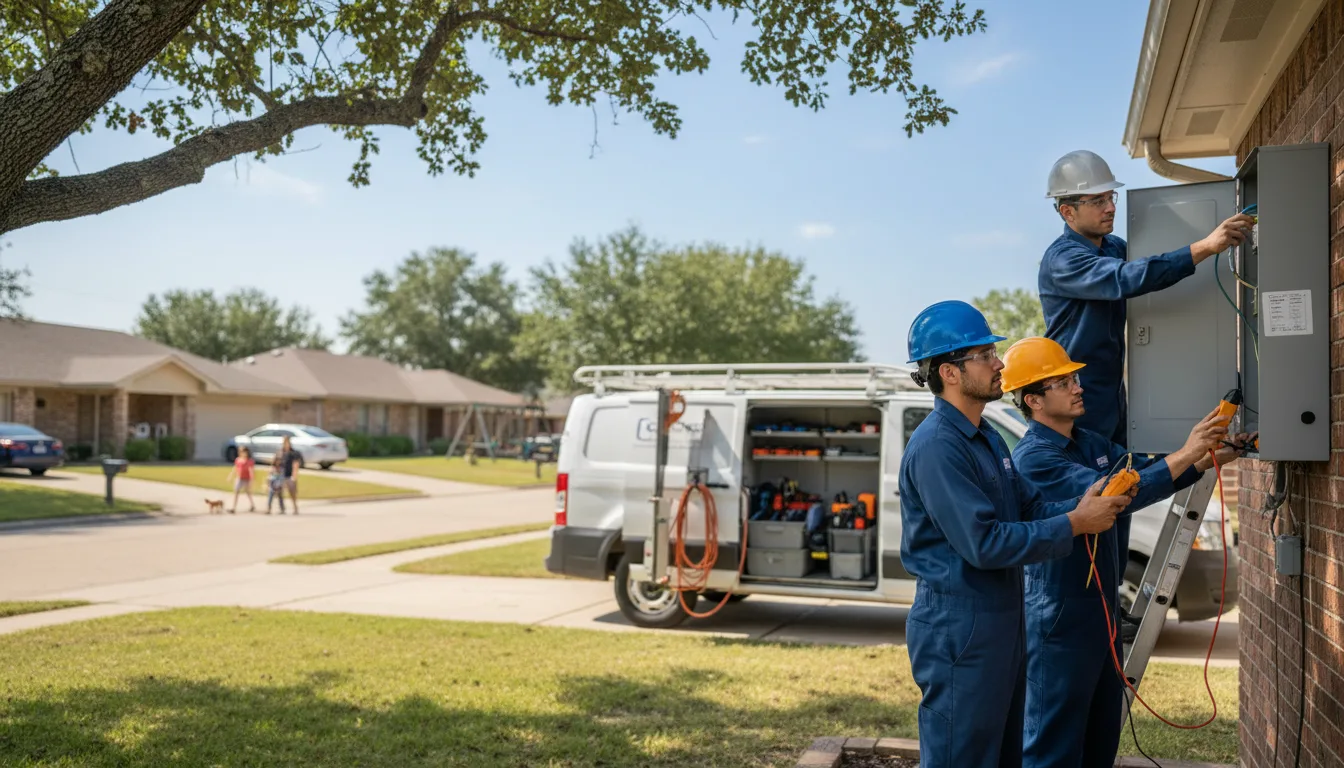 Certified electrician providing emergency electrical services in Vale, NC